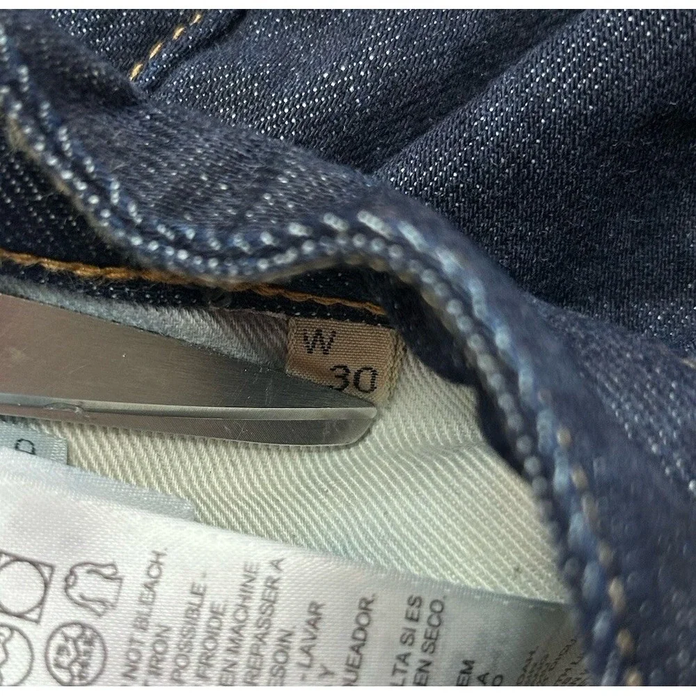 Levi's Made & Crafted Tack Slim Jeans Men's 30 Selvedge Denim Dark Mid Rise